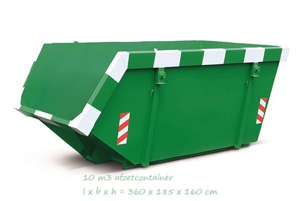 10 m³ container Tuin/groenafval 1