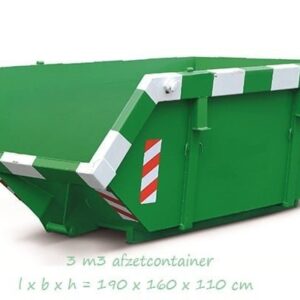 3 m³ container Tuin/groenafval